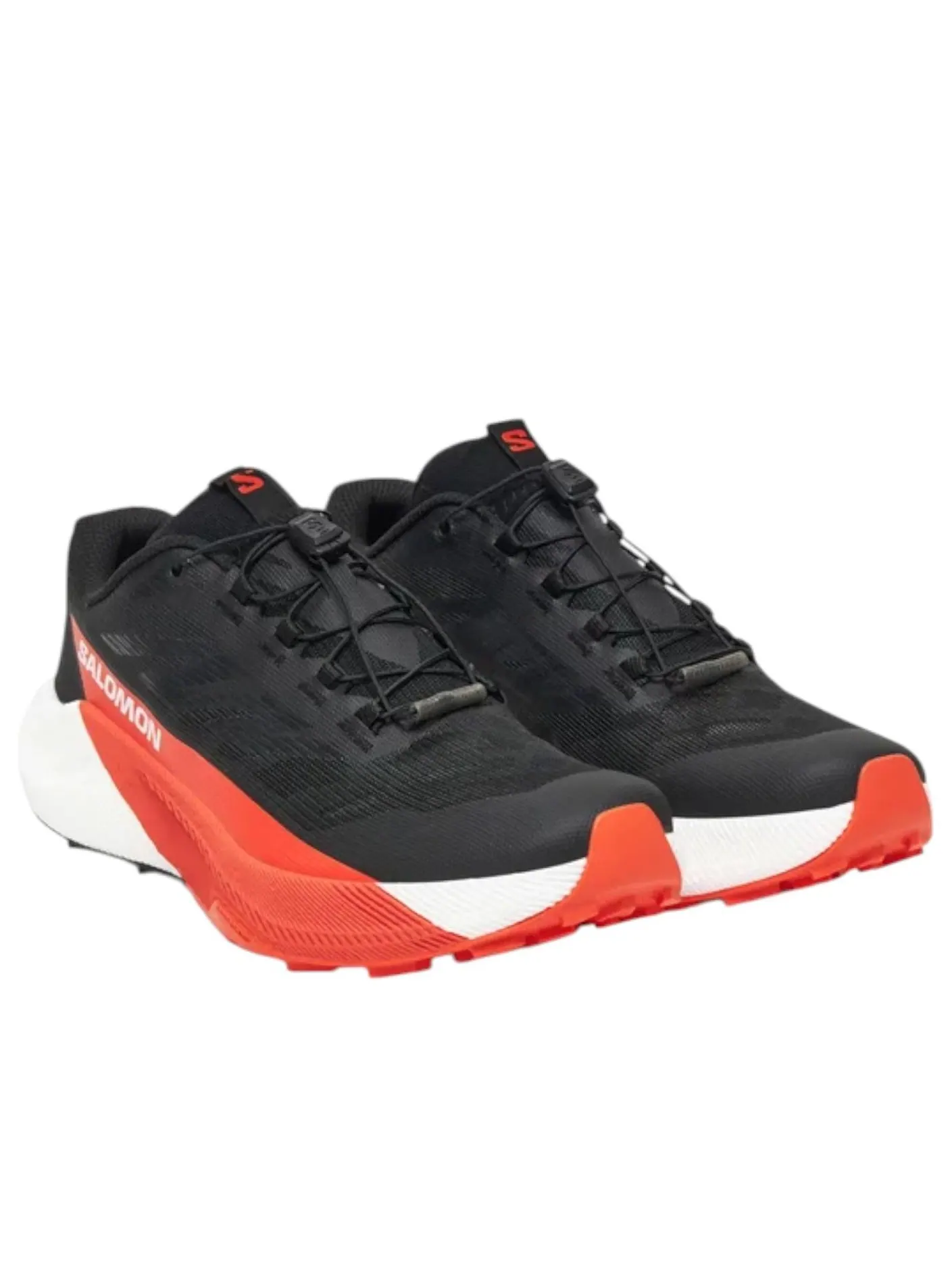 Кроссовки Salomon Pulsar 'Black White Cherry Tomato' — изображение 2 из 6, черный