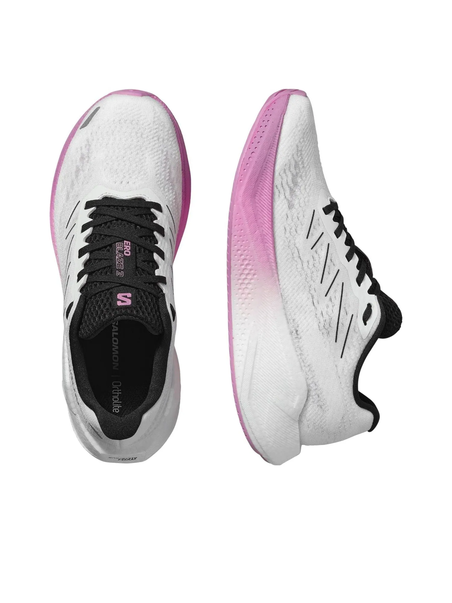 (WMNS) Salomon Aero Blaze 3 'Белый черный цикламен' — изображение 3 из 6, белый/черный