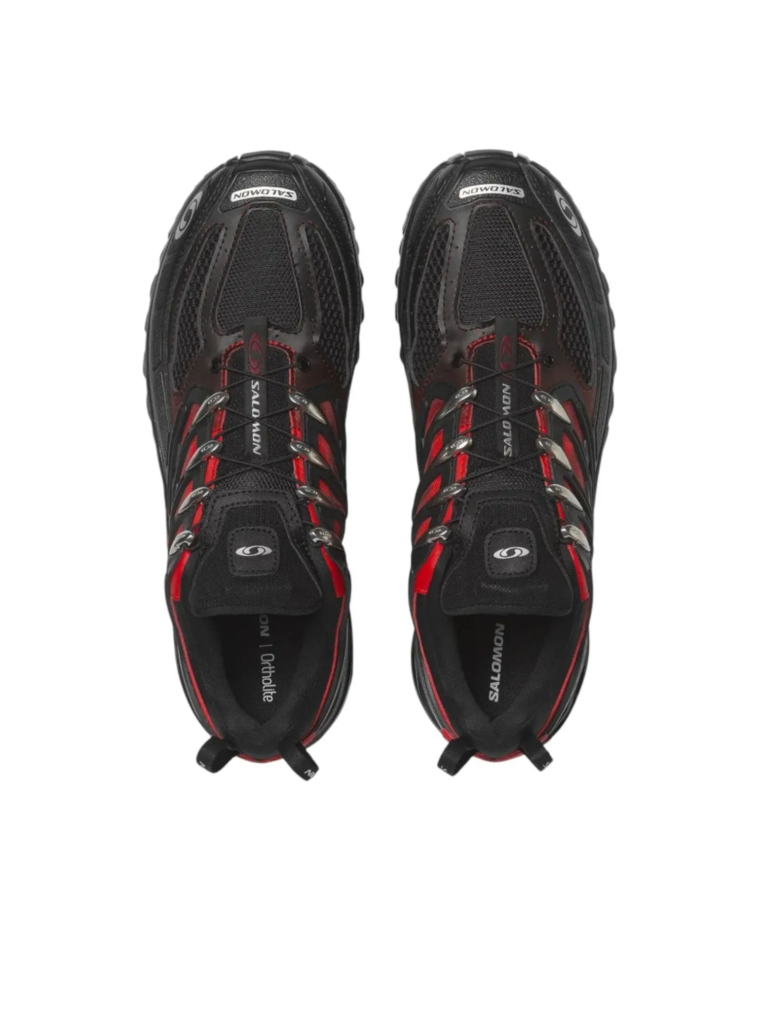 Кроссовки SALOMON Acs Pro 'Black Flame Scarlet' — изображение 2 из 6, черный