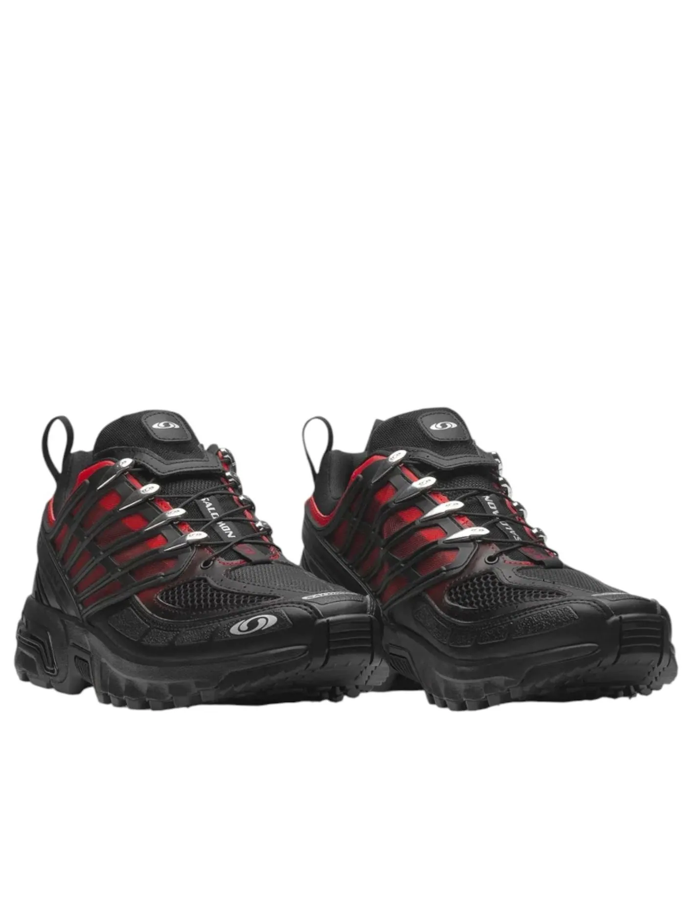 Кроссовки SALOMON Acs Pro 'Black Flame Scarlet' — изображение 3 из 6, черный