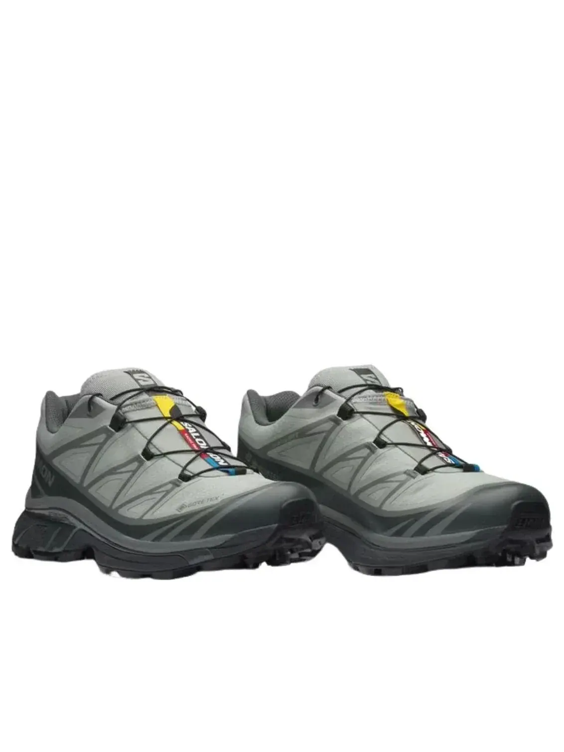 Кроссовки SALOMON XT-6 Gore-Tex 'Wrought Iron Urban Chic' — изображение 3 из 5, серый