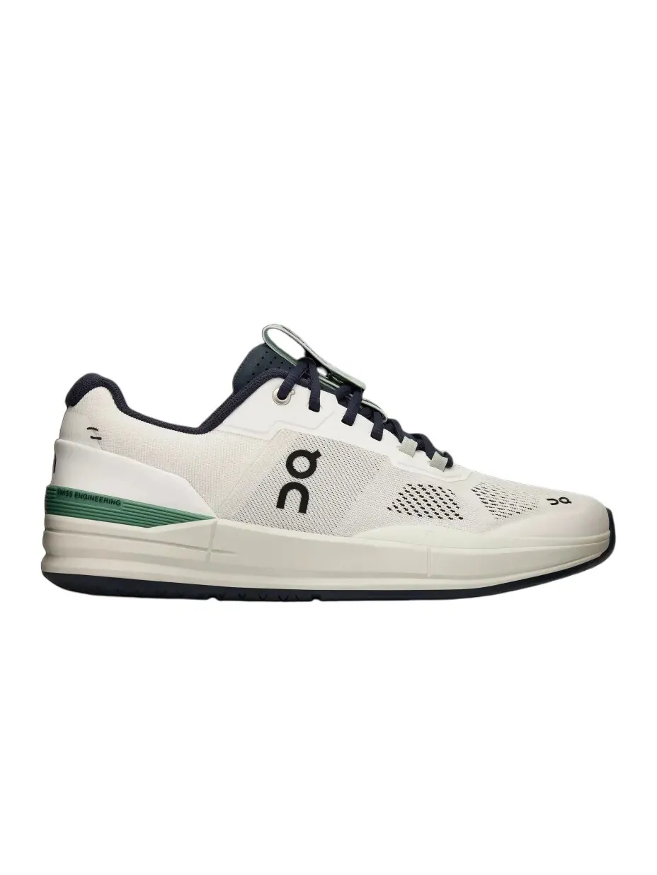 Кроссовки мужские On THE ROGER Tennis Shoes — изображение 2 из 6, белый/зеленый