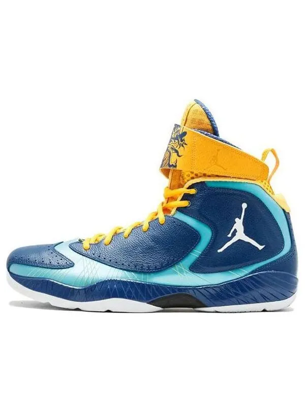 Кроссовки 2012 года люкс Air Jordan — изображение 1 из 4, синий/белый-синий