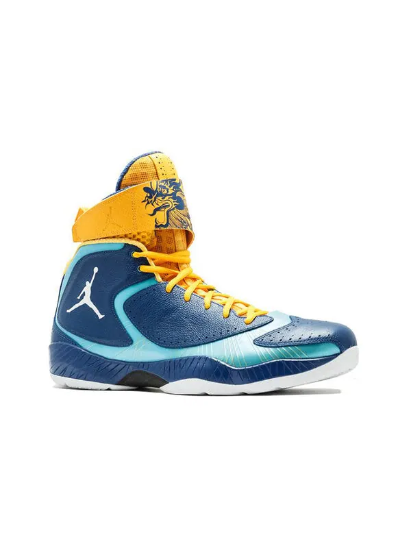 Кроссовки 2012 года люкс Air Jordan — изображение 2 из 4, синий/белый-синий