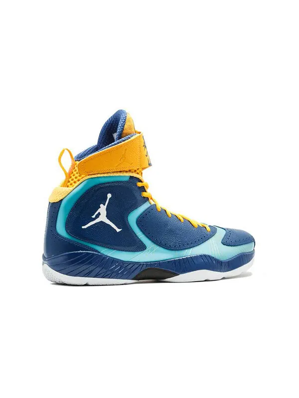 Кроссовки 2012 года люкс Air Jordan — изображение 3 из 4, синий/белый-синий