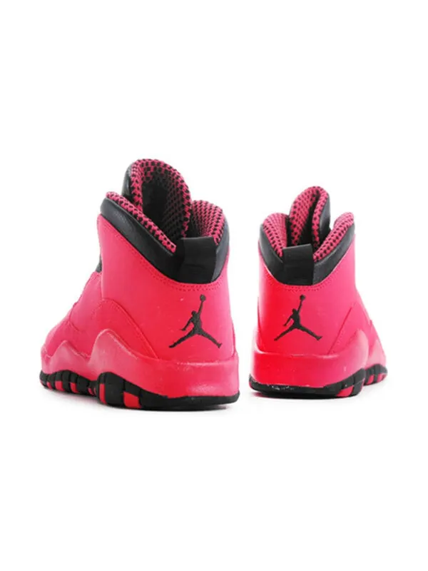Кроссовки 10 ретро Air Jordan — изображение 4 из 4, красный/черный-оранжевый
