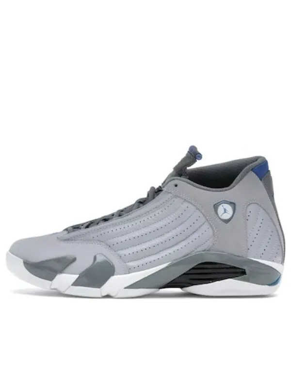 Кроссовки 14 ретро Air Jordan — изображение 1 из 4, серый/белый-синий