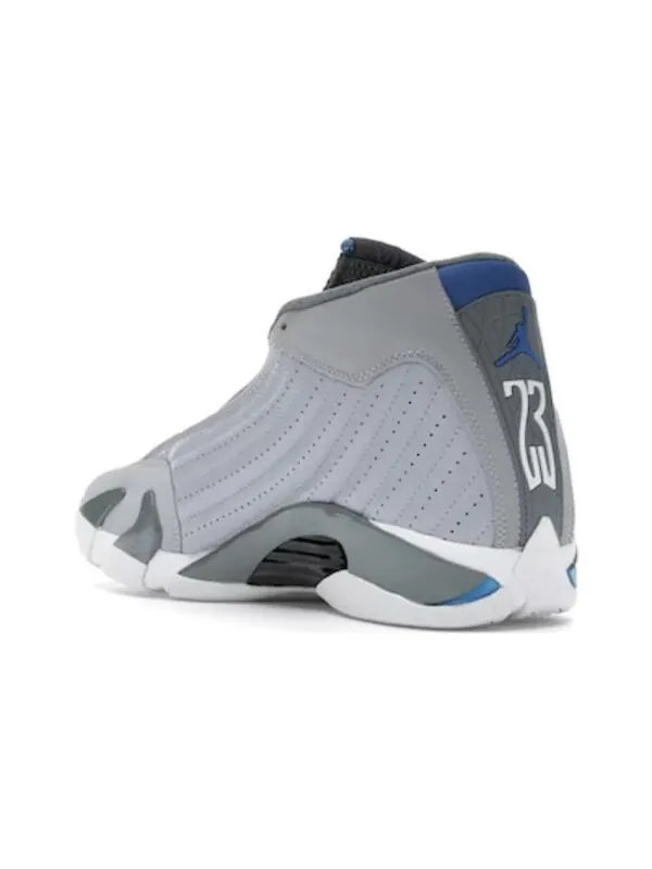 Кроссовки 14 ретро Air Jordan — изображение 3 из 4, серый/белый-синий