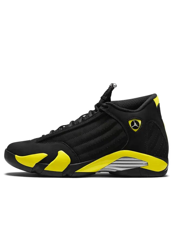 Кроссовки 14 ретро Air Jordan — изображение 1 из 4, черный/желтый-белый