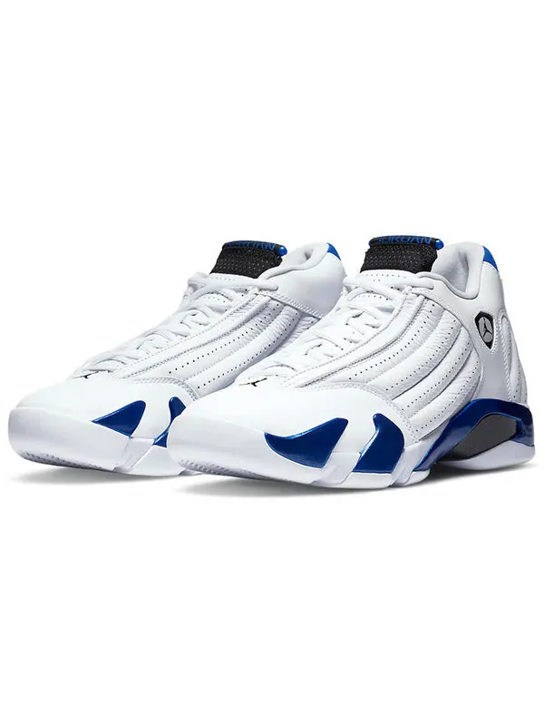 Кроссовки 14 ретро Air Jordan — изображение 4 из 4, белый//черный