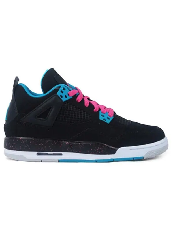 Кроссовки 4 ретро Air Jordan — изображение 2 из 4, черный/розовый--белый