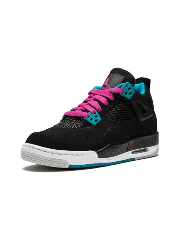Кроссовки 4 ретро Air Jordan — изображение 3 из 4, черный/розовый--белый