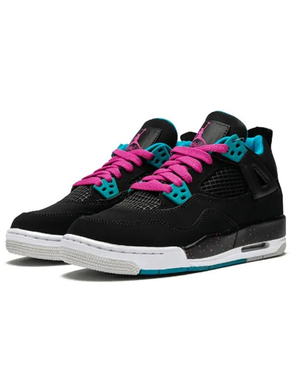 Кроссовки 4 ретро Air Jordan — изображение 4 из 4, черный/розовый--белый