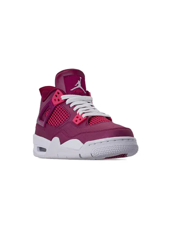 Кроссовки 4 retro 'for the love of the game' Air Jordan — изображение 2 из 4, розовый-белый