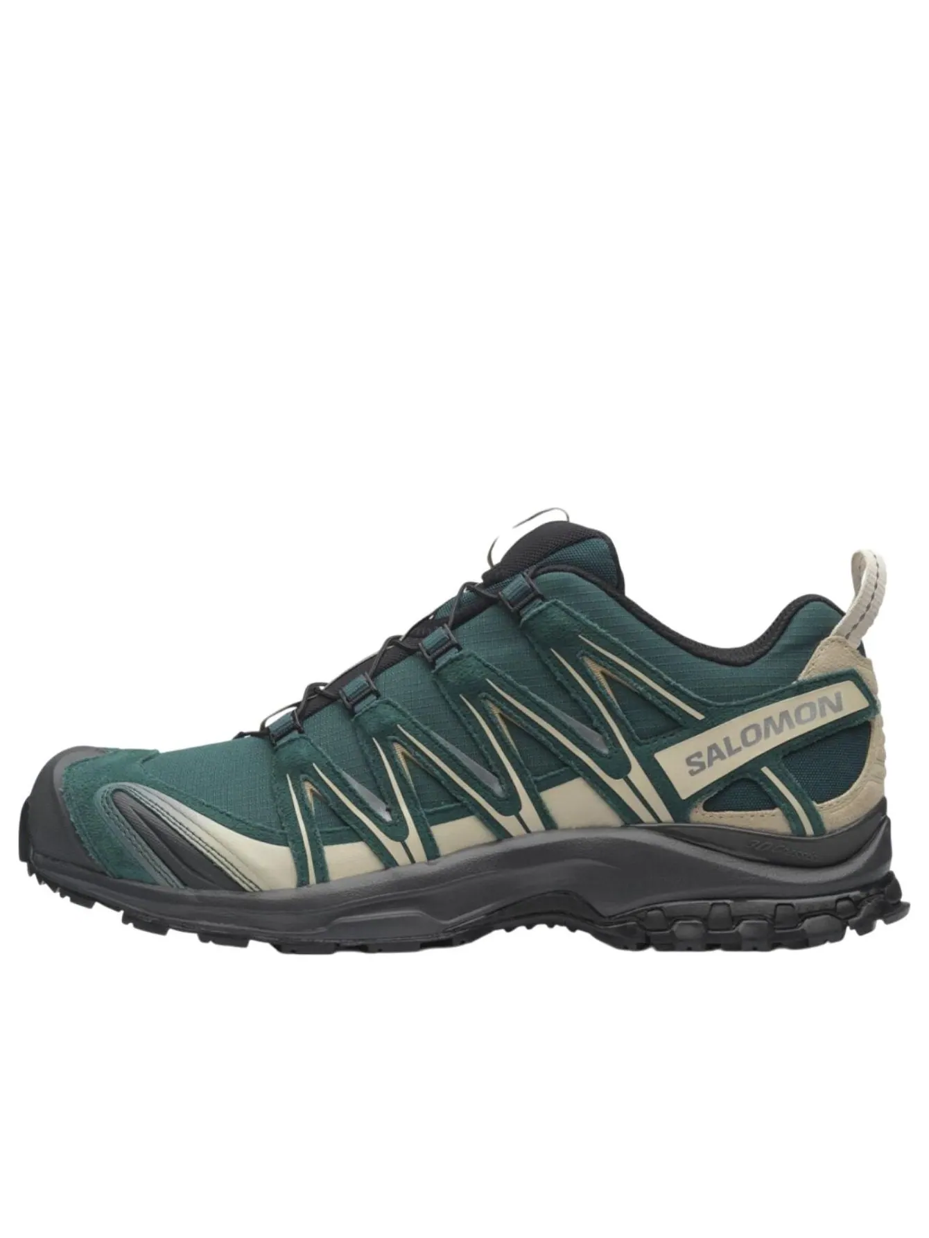 Salomon XA Pro 3D Suede 'Green Beige' — изображение 1 из 3, зеленый/бежевый