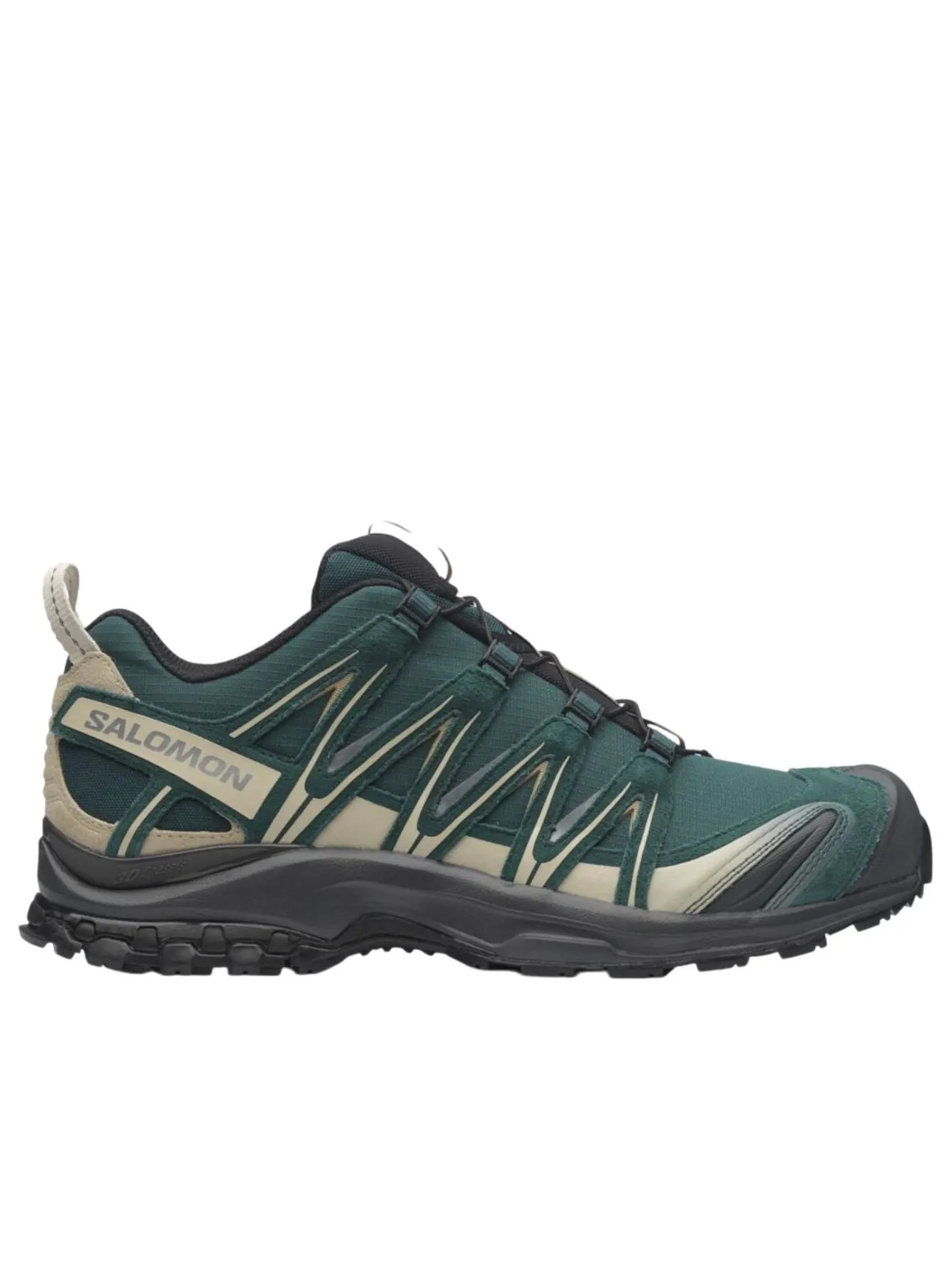 Salomon XA Pro 3D Suede 'Green Beige' — изображение 2 из 3, зеленый/бежевый