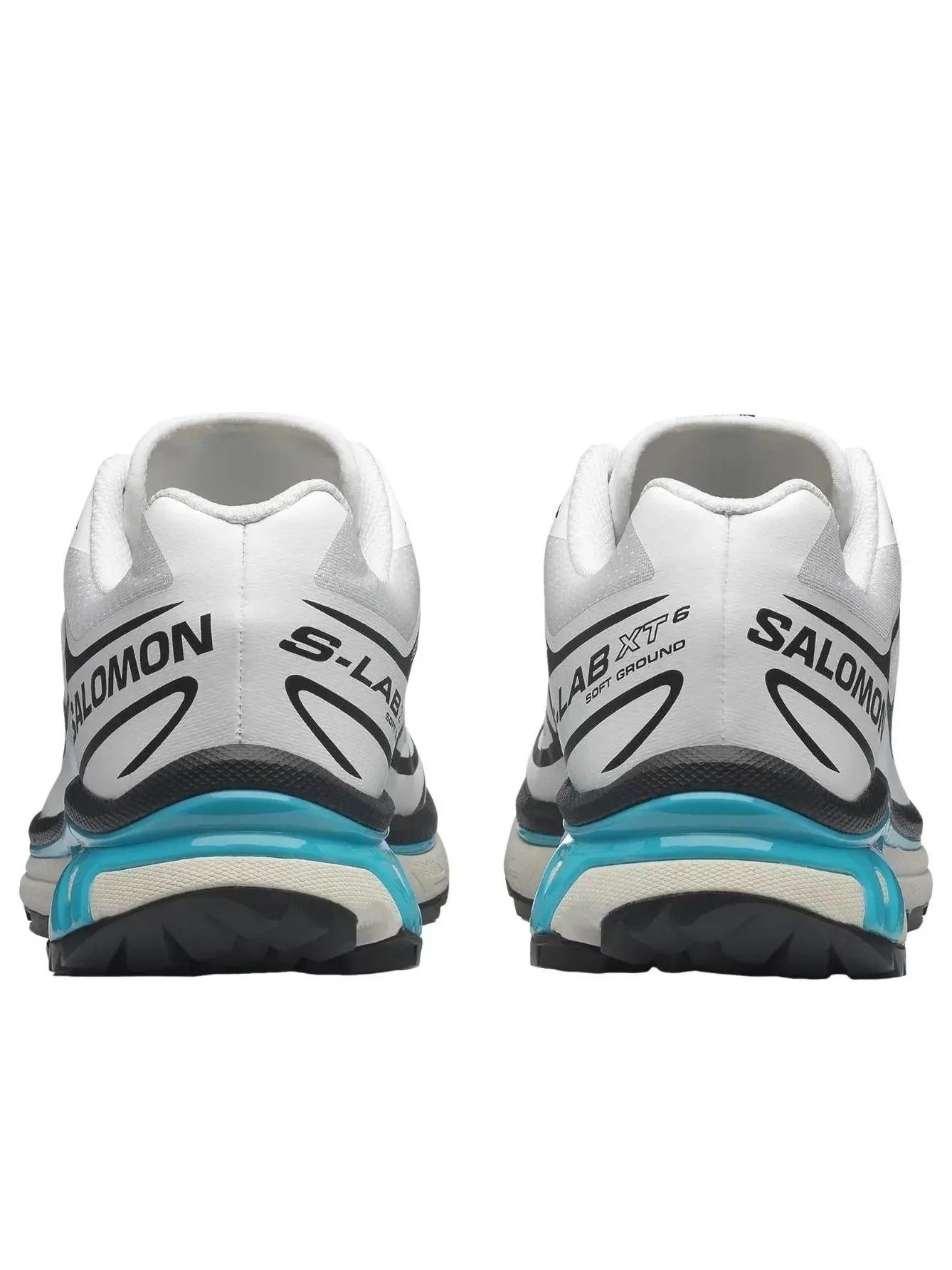 Кроссовки SALOMON XT-6 'Черно-бело-голубой Кюрасао' 491433 — изображение 4 из 6, белый