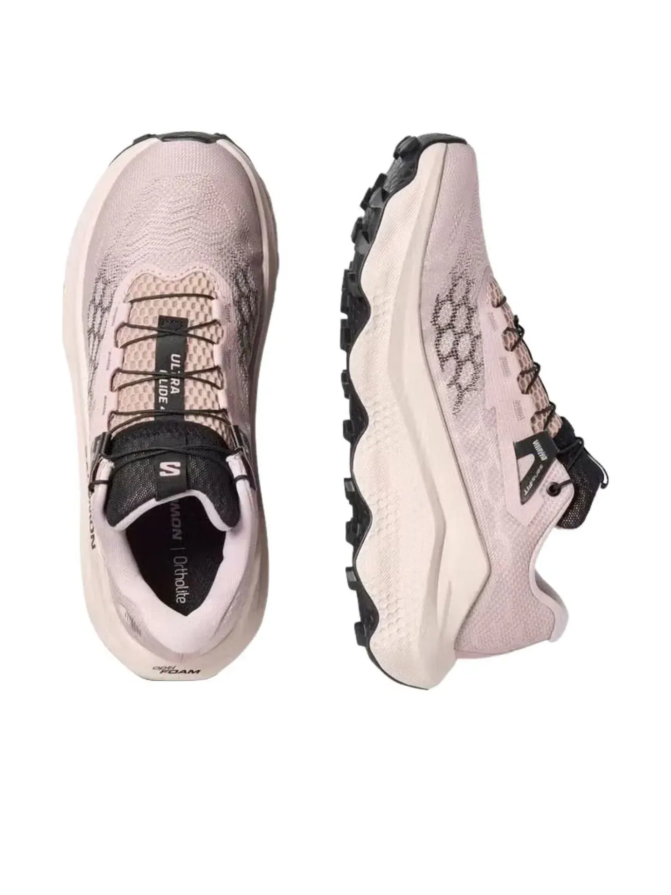 Кроссовки SALOMON Ultra Glide 4 'Shadow Gray Tapioca' 491492 — изображение 3 из 5, розовый