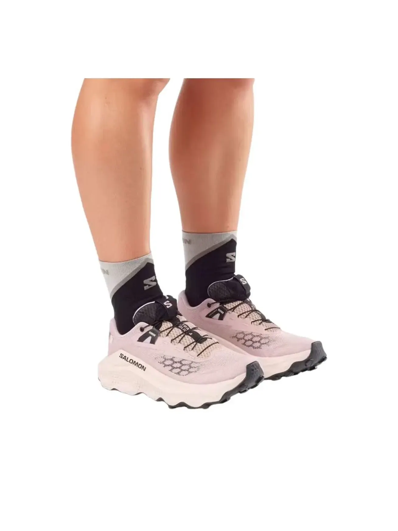 Кроссовки SALOMON Ultra Glide 4 'Shadow Gray Tapioca' 491492 — изображение 4 из 5, розовый