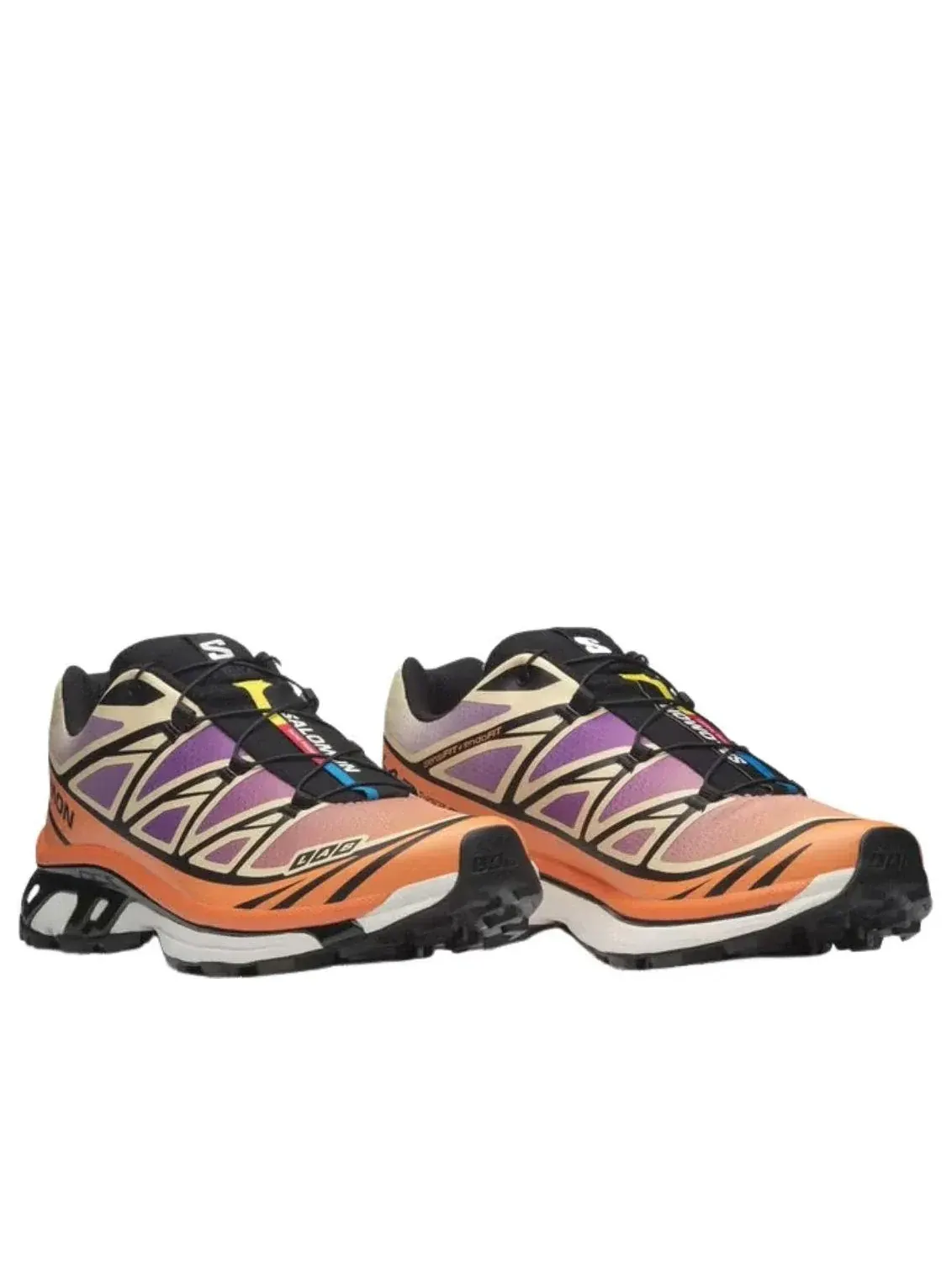 Кроссовки SALOMON XT-6 'Крем из черного миндаля' — изображение 2 из 5, черный