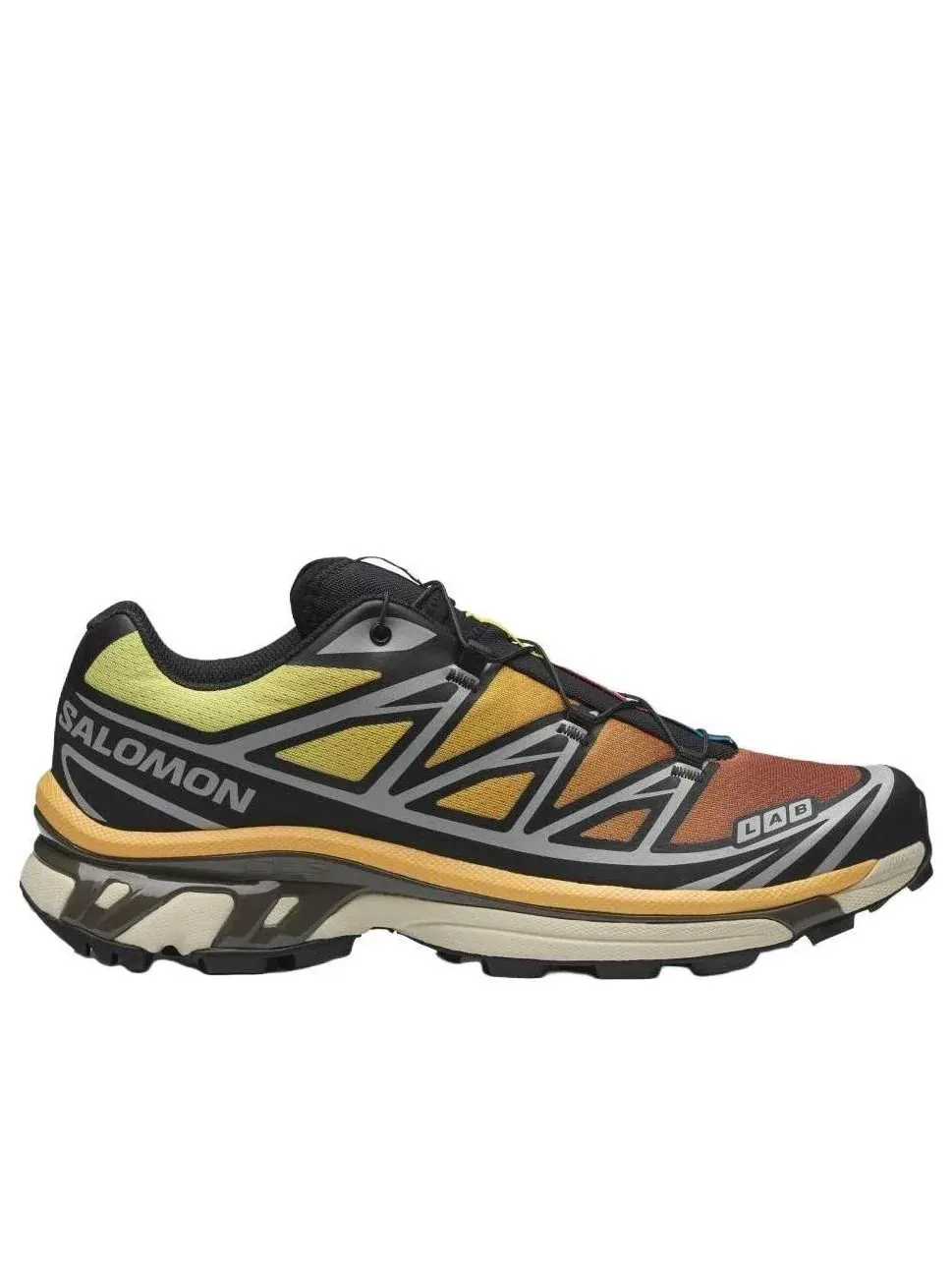 Кроссовки SALOMON XT-6 'Black Grape Leaf' — изображение 2 из 4, черный