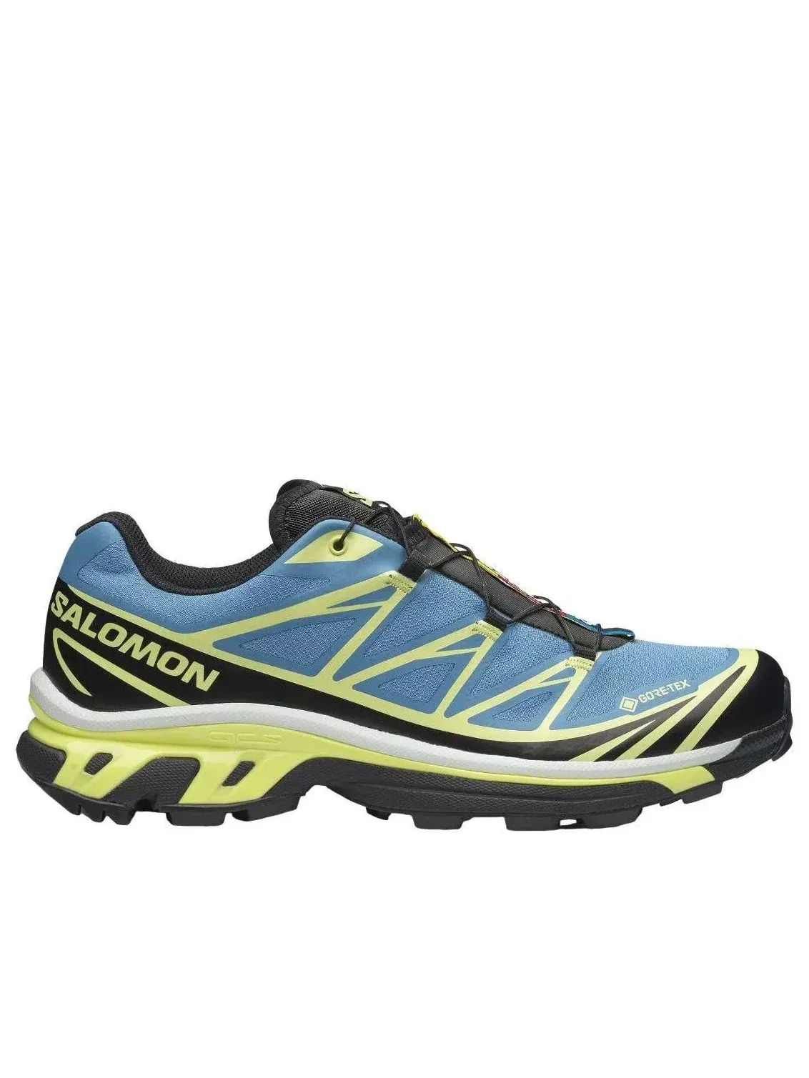 Кроссовки SALOMON XT-6 Gore-Tex 'Niagara Sunny Lime' — изображение 2 из 5, синий