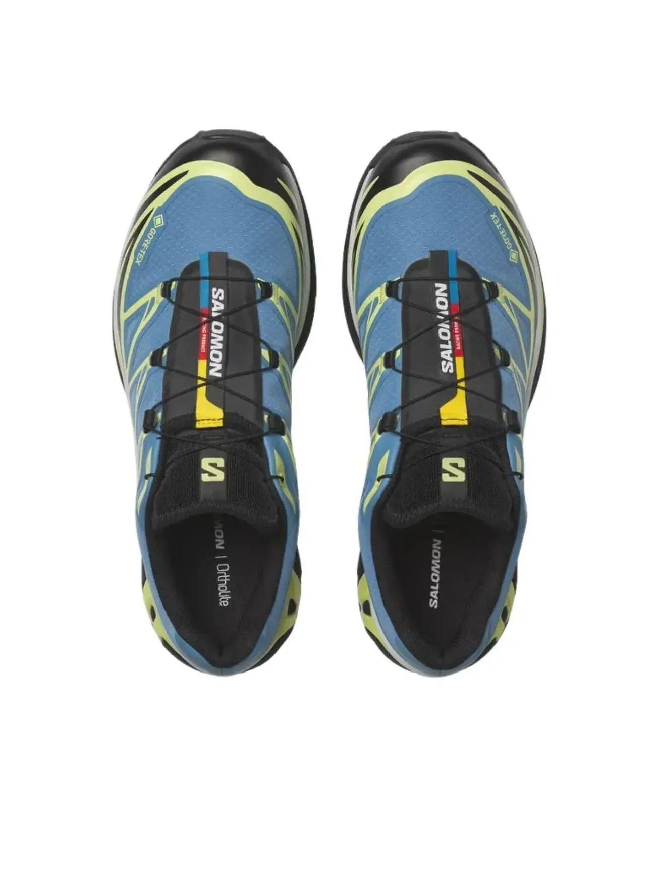 Кроссовки SALOMON XT-6 Gore-Tex 'Niagara Sunny Lime' — изображение 3 из 5, синий