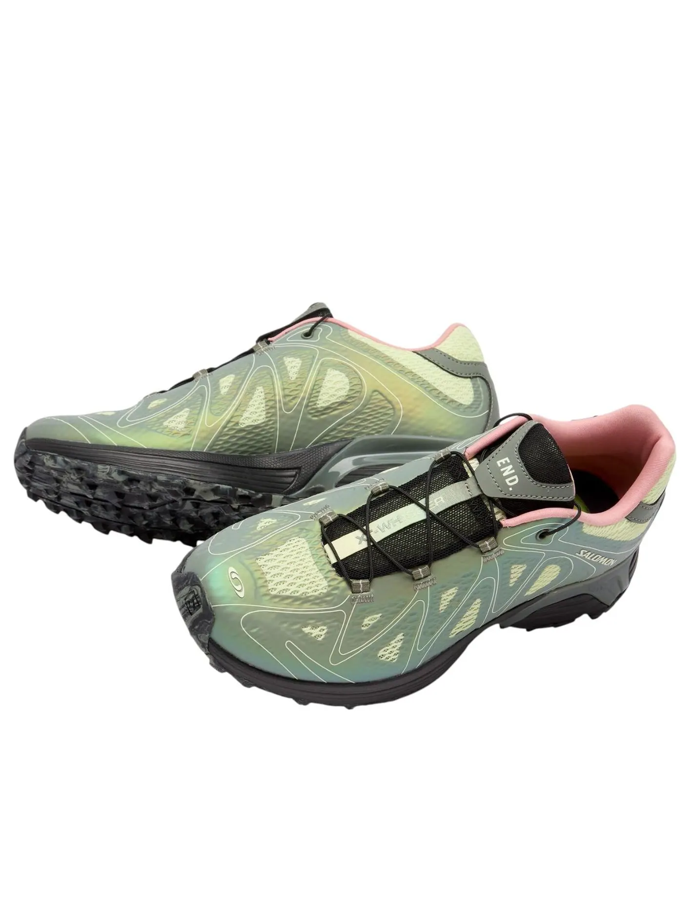 Salomon x END. XT-Whisper Void 'Avocado' — изображение 2 из 5, зеленый/черный/кремовый