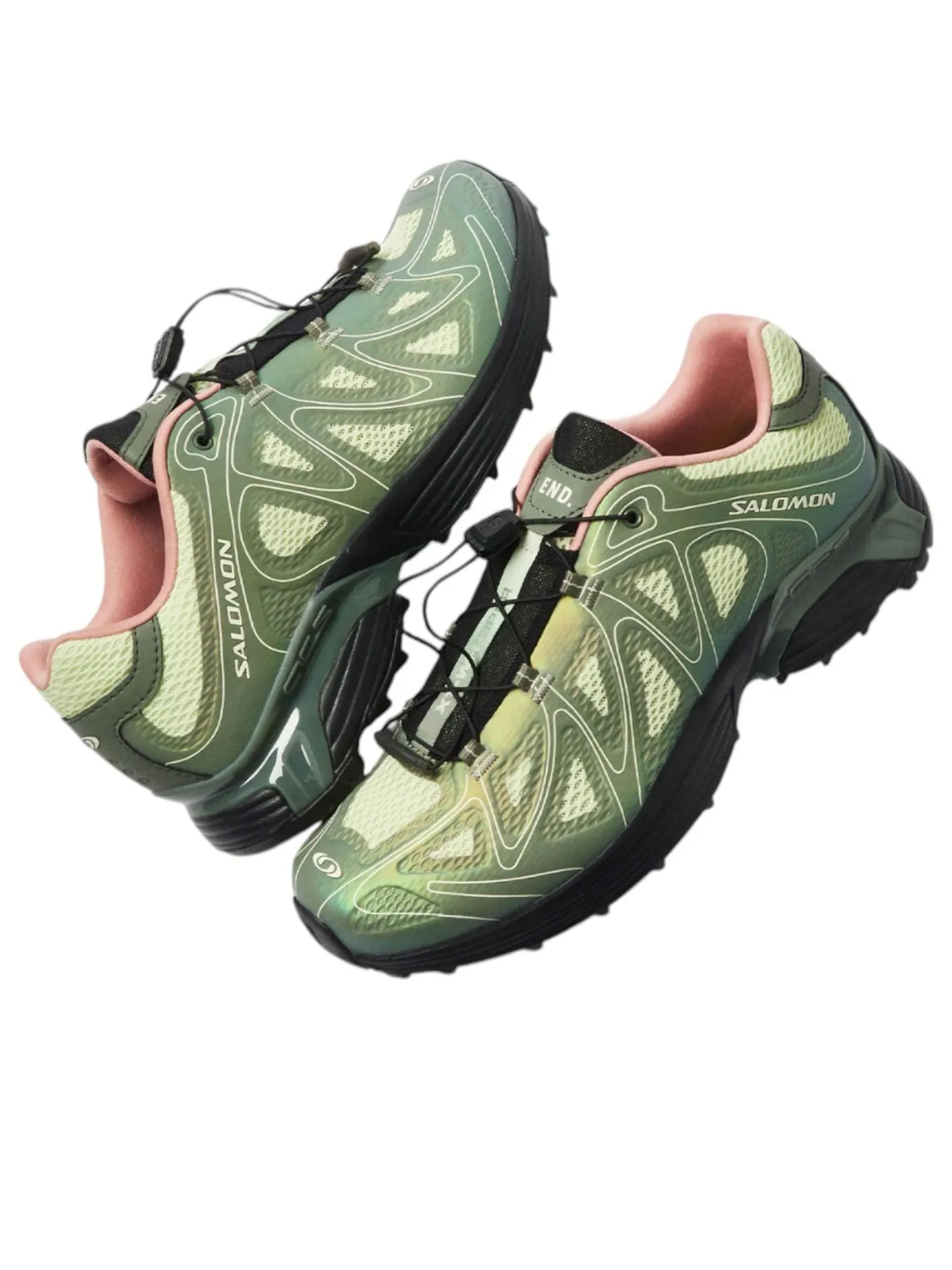 Salomon x END. XT-Whisper Void 'Avocado' — изображение 3 из 5, зеленый/черный/кремовый