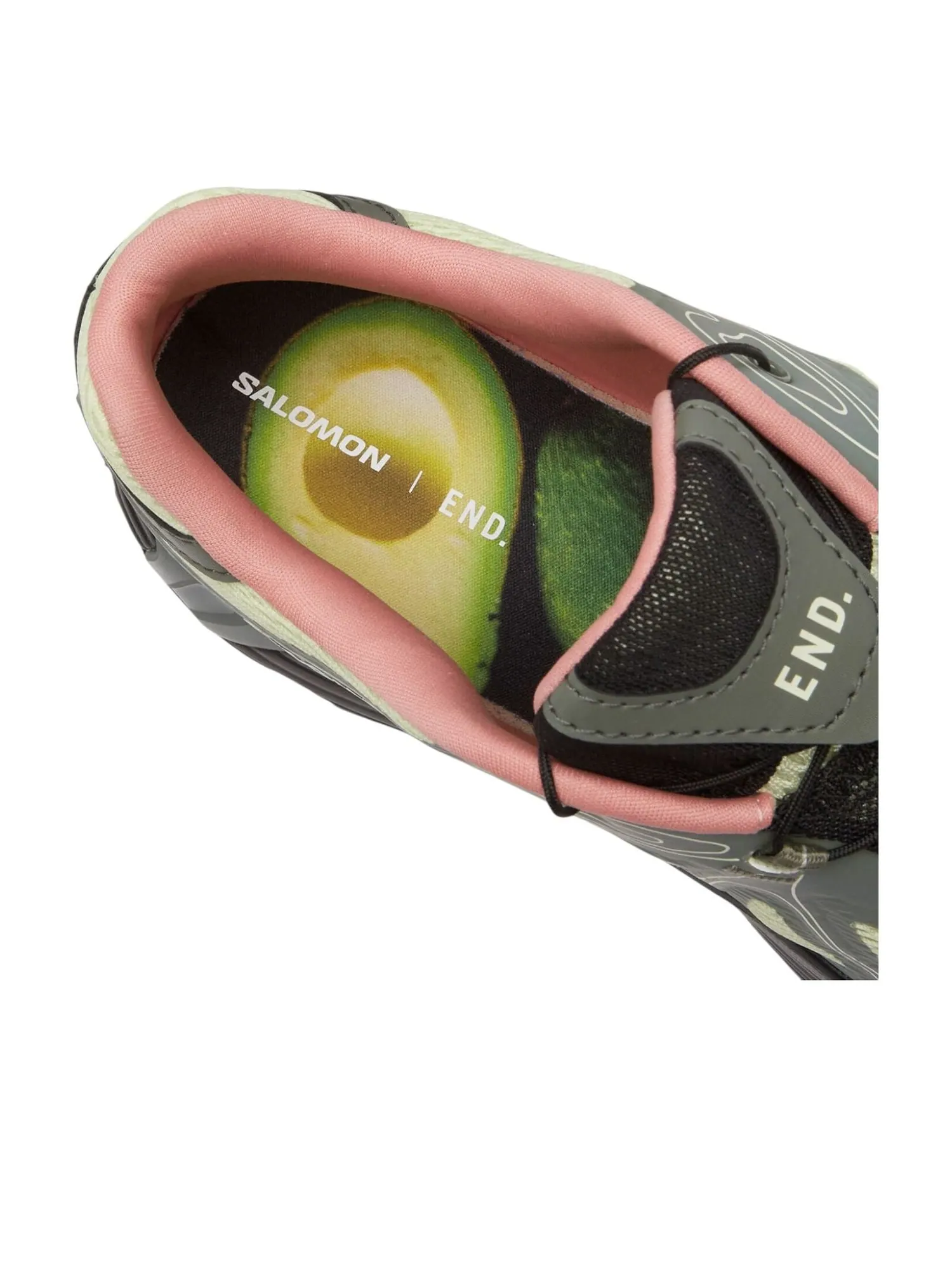 Salomon x END. XT-Whisper Void 'Avocado' — изображение 5 из 5, зеленый/черный/кремовый