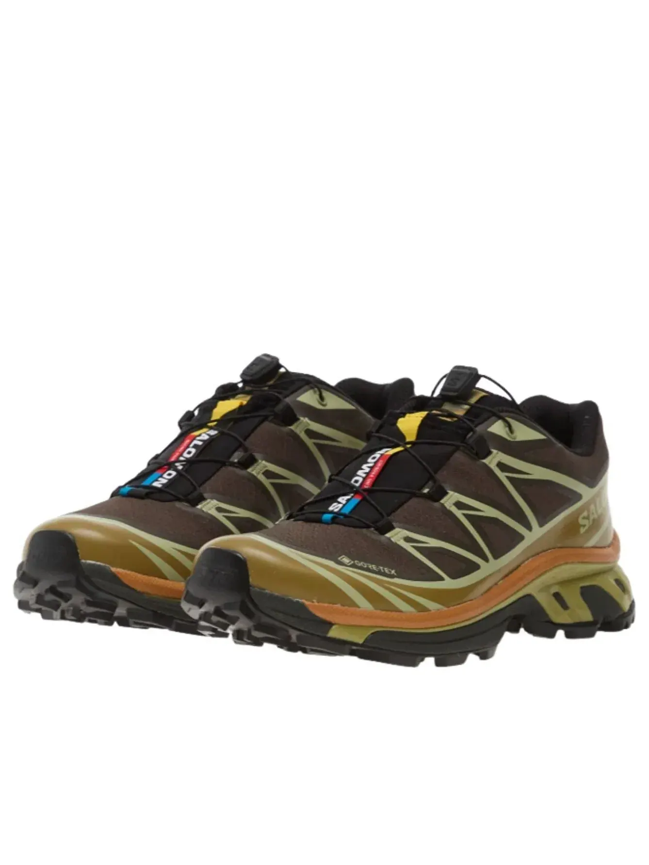 Кроссовки SALOMON XT-6 Gore-Tex «Вкусный чай» — изображение 2 из 6, мульти