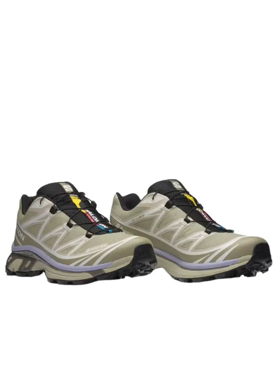 Кроссовки SALOMON XT-6 Gore-Tex 'Eucalyptus Sage Cosmic Sky' — изображение 4 из 5, зеленый