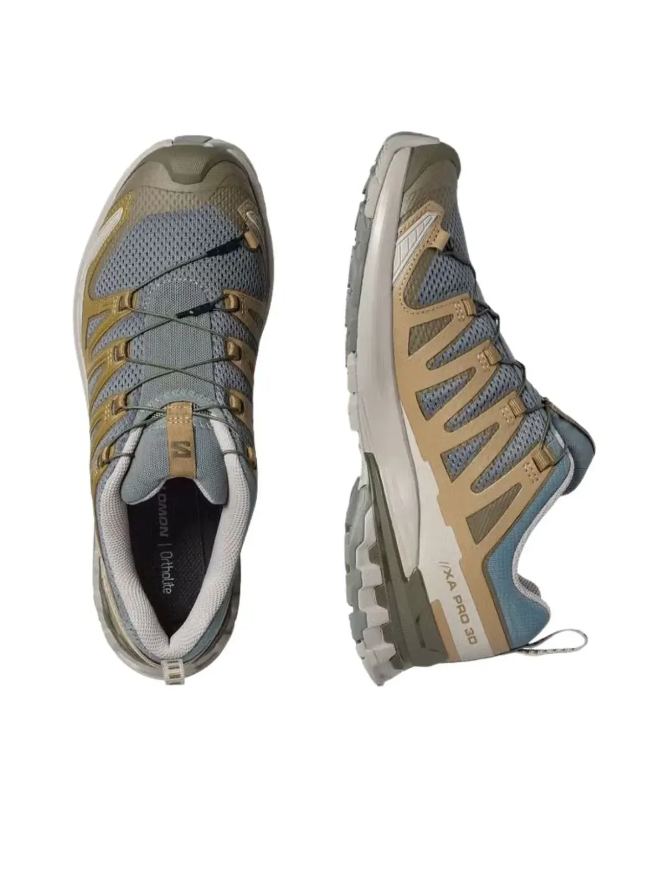 Кроссовки SALOMON XA Pro 3D V9 'Sedona Sage Briliant Olive' 492299 — изображение 3 из 5, оливковый зеленый