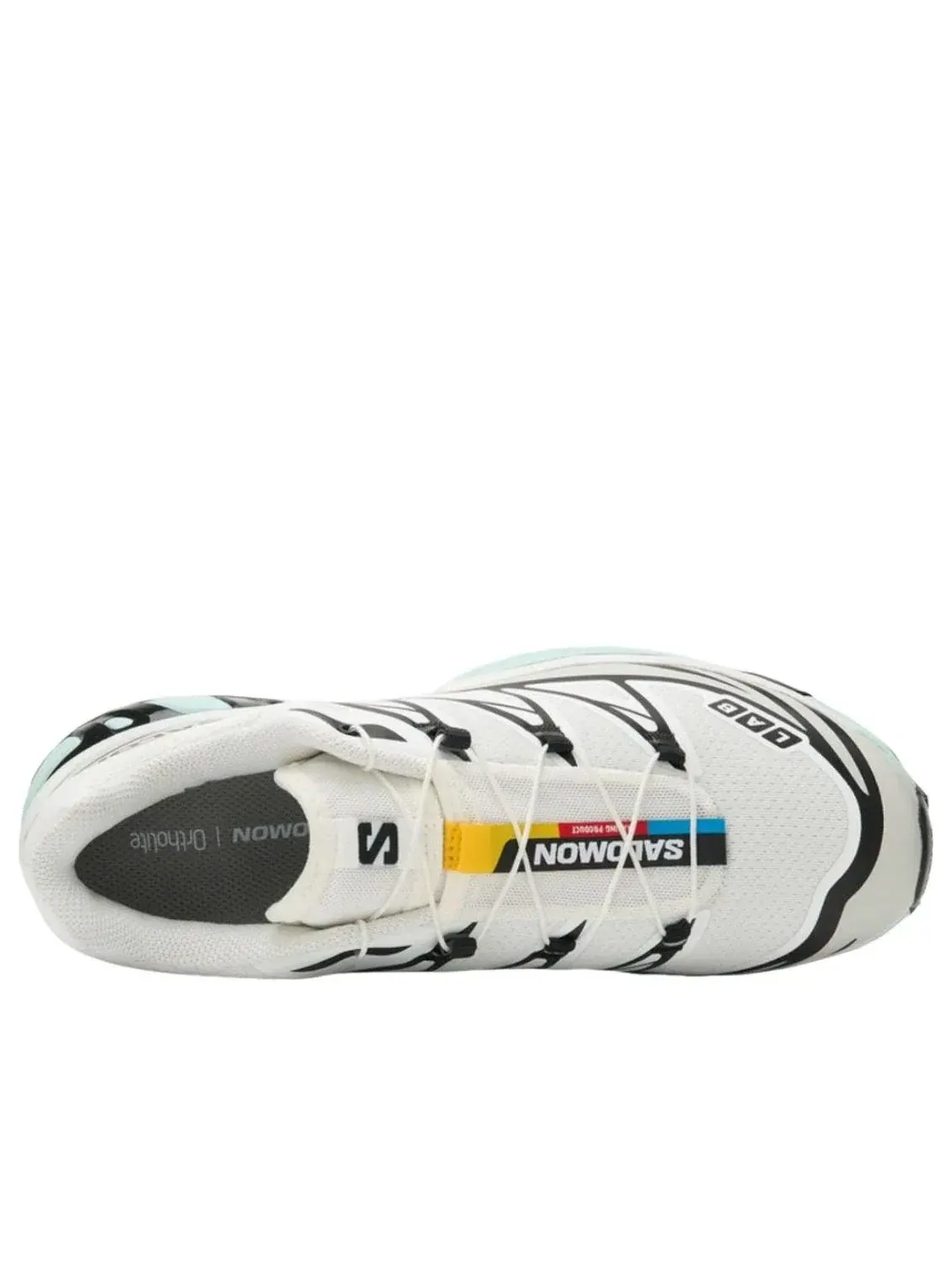 Кроссовки SALOMON XT-6 Recut 'White Black Ice Blue' 492578 — изображение 3 из 5, белый