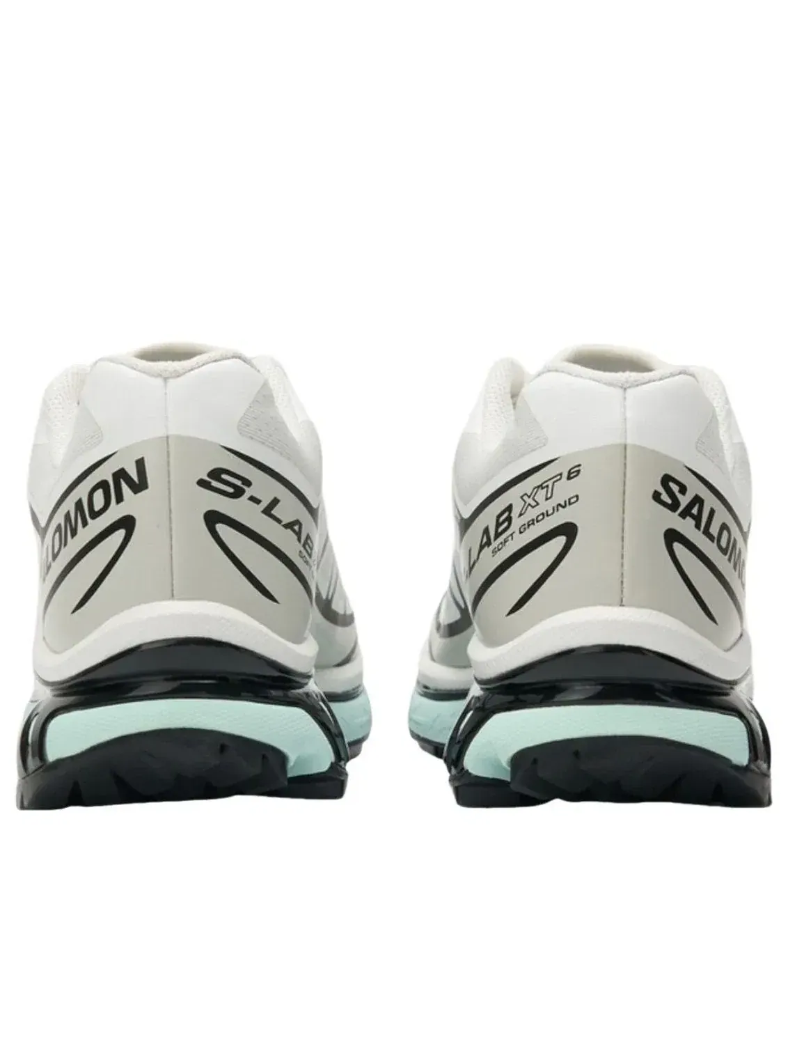 Кроссовки SALOMON XT-6 Recut 'White Black Ice Blue' 492578 — изображение 4 из 5, белый