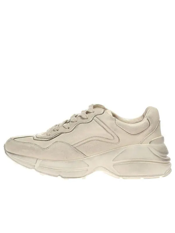 Кроссовки rhyton leather sneaker 'ivory' Gucci — изображение 1 из 4, слоновая кость