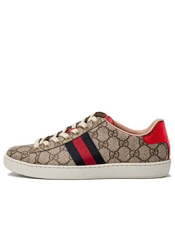 Кроссовки ace gg supreme 'beige' Gucci — изображение 1 из 4, бежевый