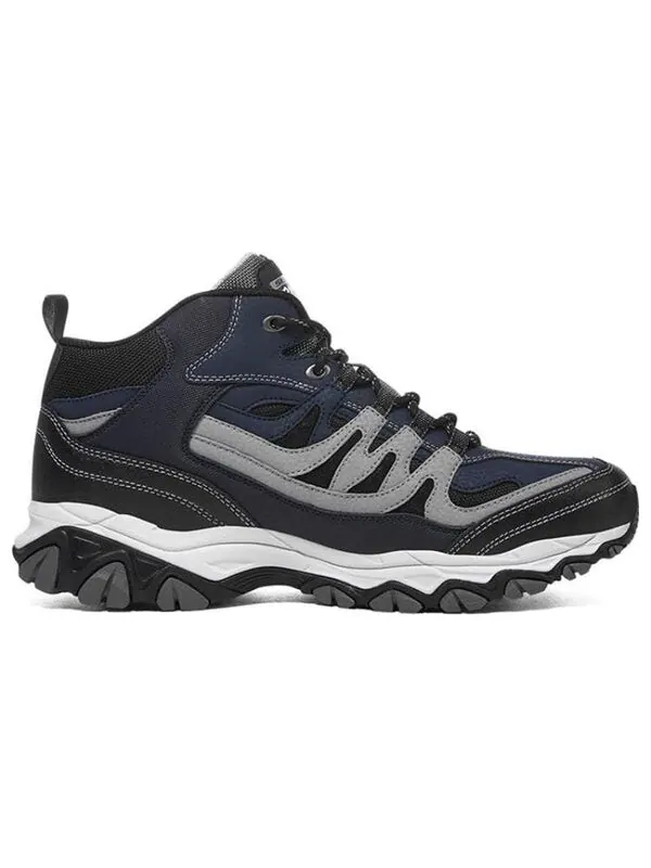 Кроссовки after burn memory 'navy grey' Skechers — изображение 2 из 4, темно-синий синий/серый