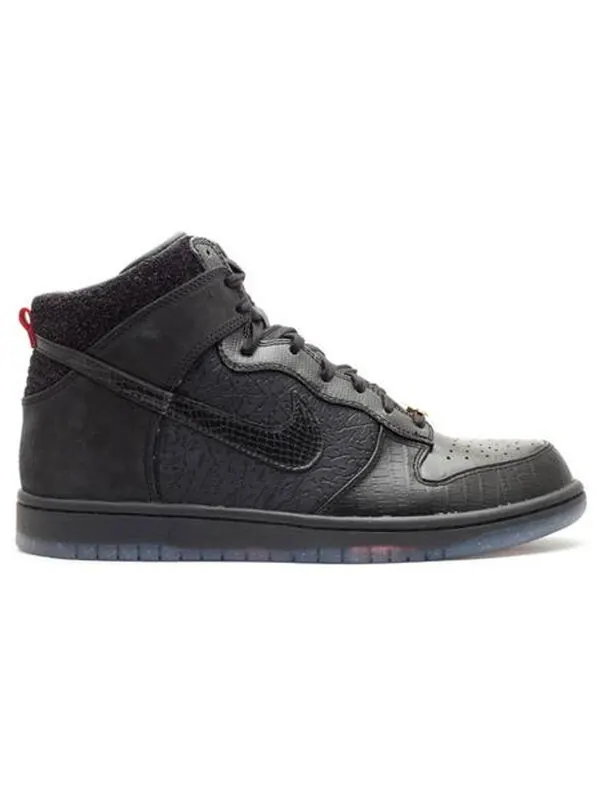 Кроссовки dunk high premium qs Nike — изображение 2 из 4, черный/черный