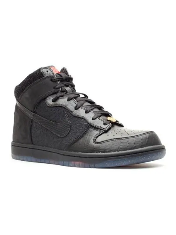 Кроссовки dunk high premium qs Nike — изображение 3 из 4, черный/черный