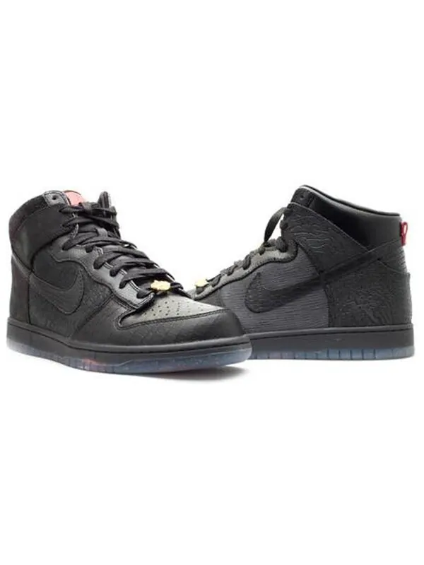 Кроссовки dunk high premium qs Nike — изображение 4 из 4, черный/черный