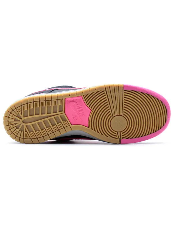 Кроссовки sb dunk low premium qs Nike — изображение 4 из 4, черный/розовый