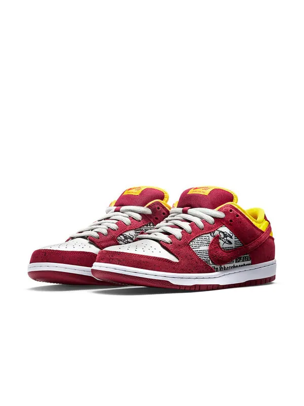 Кроссовки sb dunk low premium qs Nike — изображение 3 из 4, красный
