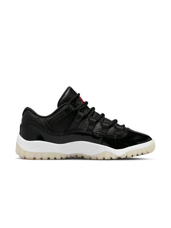 Кроссовки 11 ретро низкие Air Jordan — изображение 2 из 4, черный/белый//красный
