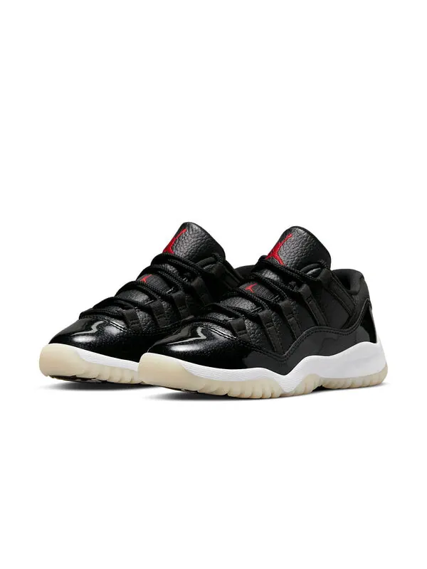 Кроссовки 11 ретро низкие Air Jordan — изображение 3 из 4, черный/белый//красный