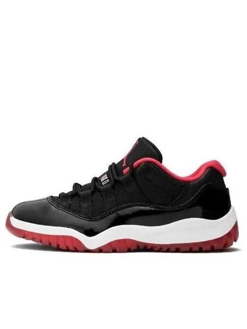 Кроссовки 11 ретро низкие Air Jordan — изображение 1 из 4, черный/красный-белый