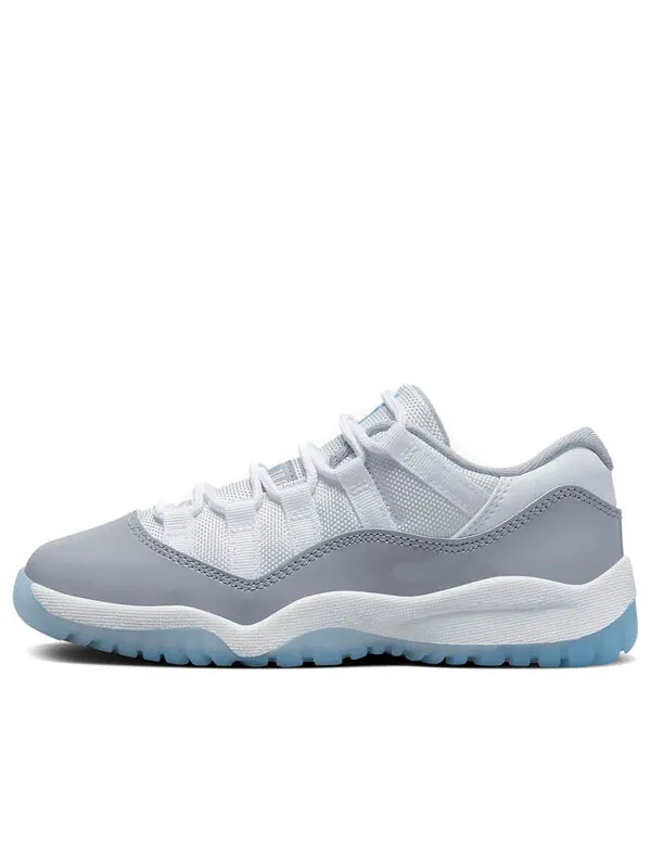 Кроссовки 11 ретро низкие Air Jordan — изображение 1 из 4, белый/серый