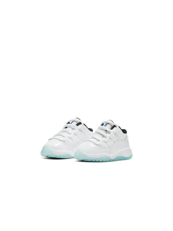 Кроссовки 11 ретро низкие Air Jordan — изображение 3 из 4, белый/синий