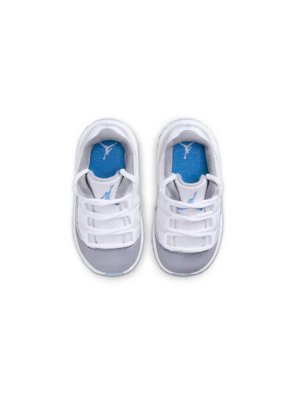 Кроссовки 11 ретро низкие Air Jordan — изображение 3 из 4, белый/серый