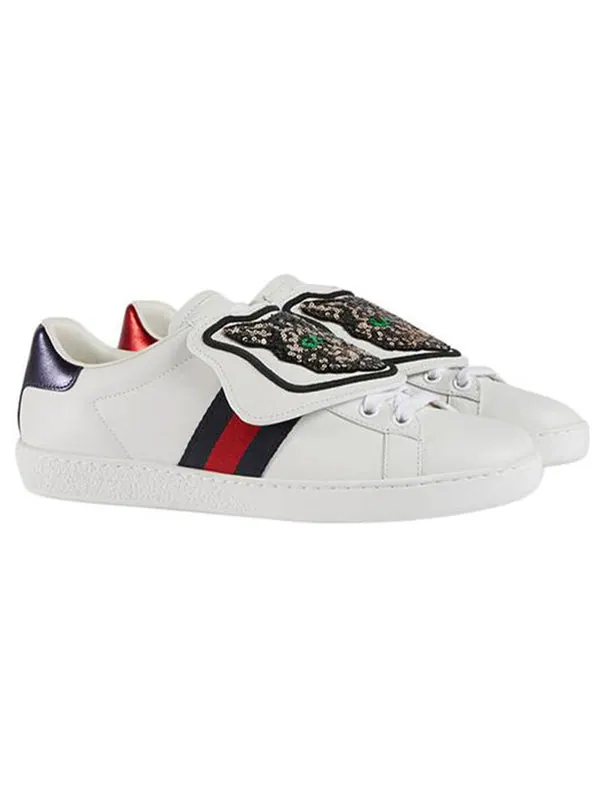 Кроссовки ace 'cat' Gucci — изображение 2 из 4, белый/мульти
